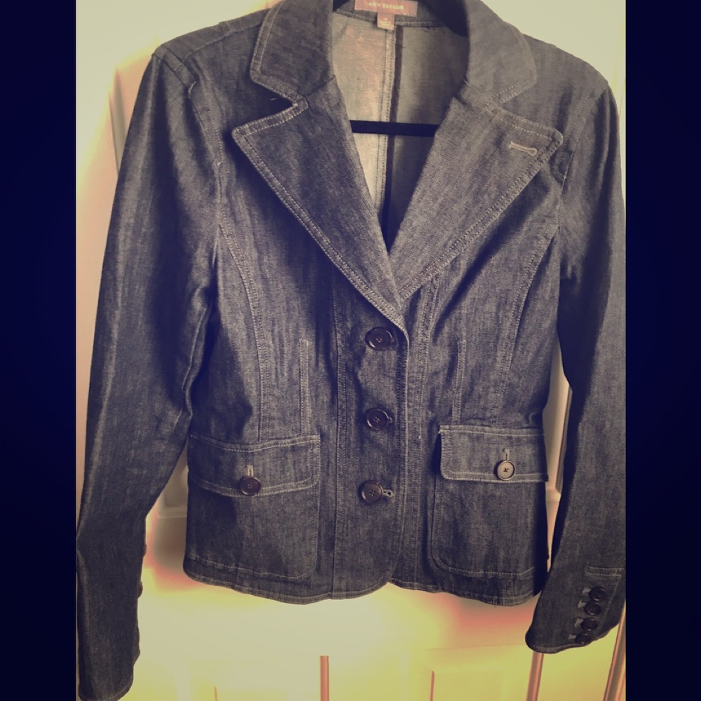 Ann Taylor Denim Blazer